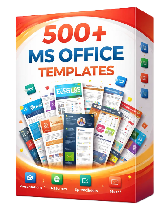 500+ MS Office Templates Kit